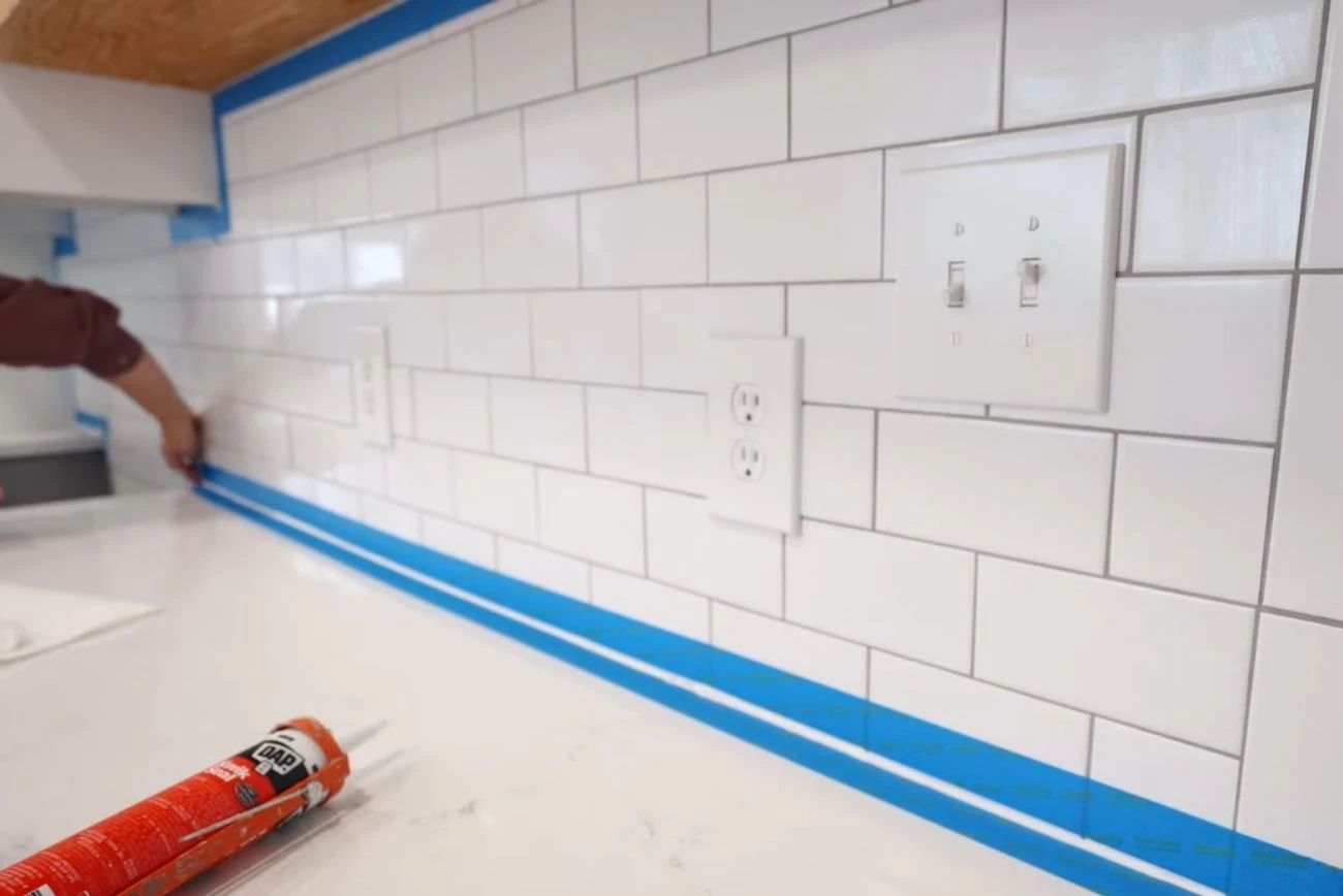 kitchen-backsplash-grouting-and-sealing-at-Lexington-Kitchen-Remodeling-Co.